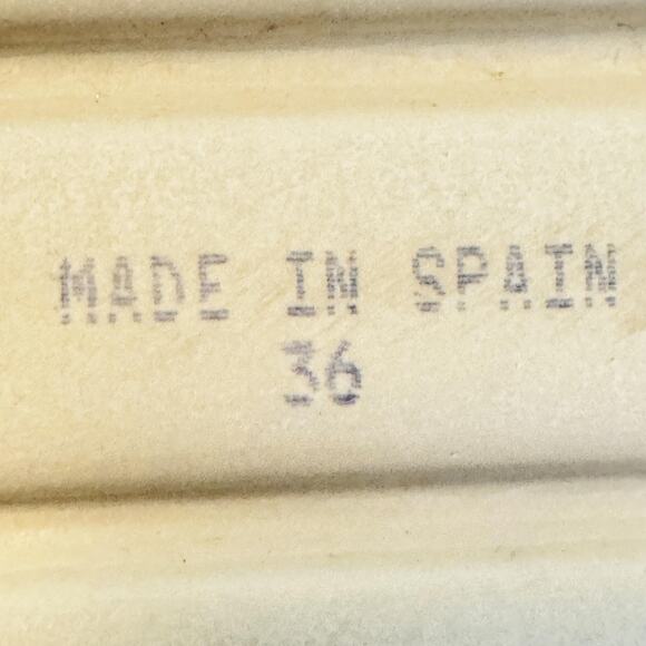 Toni Pons Shoes Womens 6 White Leather Slip On Espadrille Jute Platform Flats - Picture 10 of 11